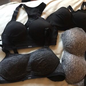 VSX sports bras - set of 4